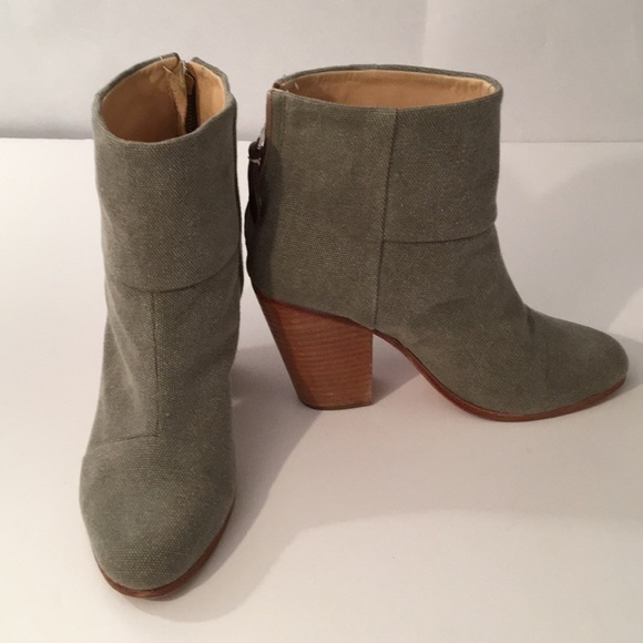 rag & bone Shoes - Rag & Bone Ankle Boots  Newbury Canvas Size 38.5